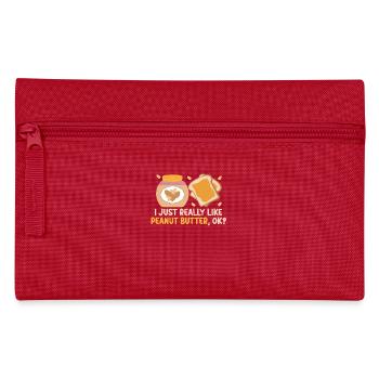 J’aime juste le beurre de cacahuète, d’accord ? Humoristique - Trousse - rouge - Devant