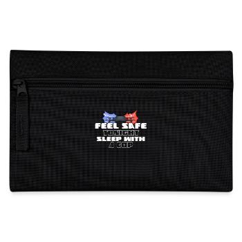 Sentez-vous en sécurité ce soir, dormez avec un - Trousse - noir - Devant