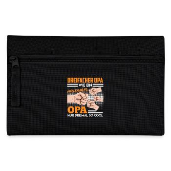 Opi DREIFACHER OPA WIE EIN NORMALER OPA DREIMAL SO - Federtasche - Schwarz - Vorne
