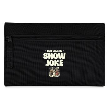 Notre amour Snow Wit, Humour d’hiver, Romantique - Trousse - noir - Devant