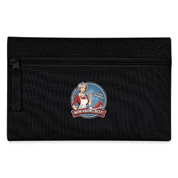 Always remember: Mom knows best - Pencil Case - black - Front