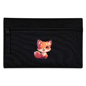 Foxes Fox - Pencil Case - black - Front