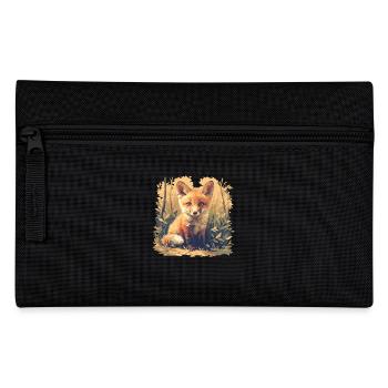Foxes Fox - Pencil Case - black - Front