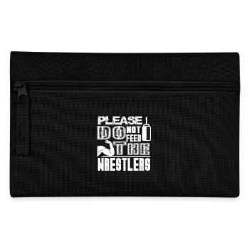 Wrestling Do Not Feed The Wrestlers - Pencil Case - black - Front
