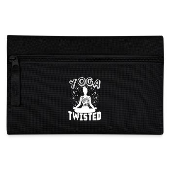 Yoga Girls Get Twisted - Pencil Case - black - Front
