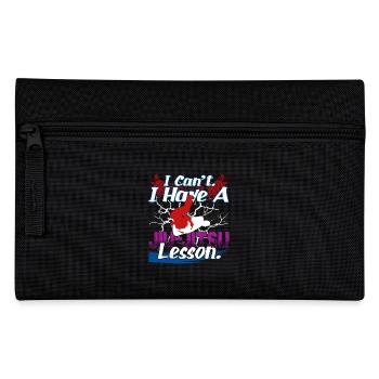 I Can't I Have A Jiu Jitsu Lesson - Pencil Case - black - Front