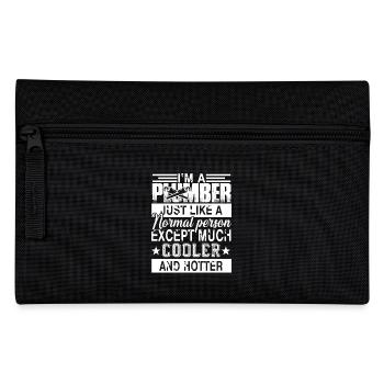 Plumber Cooler And Hotter Plumber - Pencil Case - black - Front