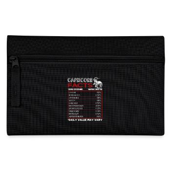 Capricorn Facts Horoscope - Pencil Case - black - Front