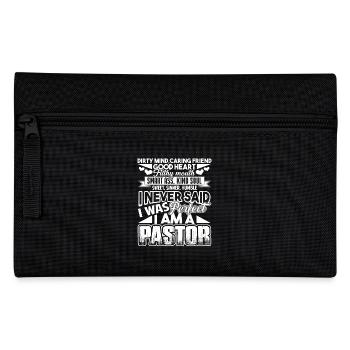 Pastor I Am A Pastor - Pencil Case - black - Front