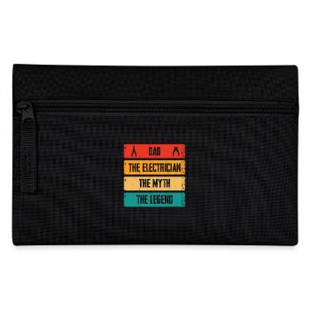 Dad the Electrician The Legend - Pencil Case - black - Front
