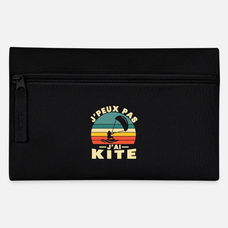 Je Peux Pas J'ai Kite Cadeau Humour - Trousse - noir