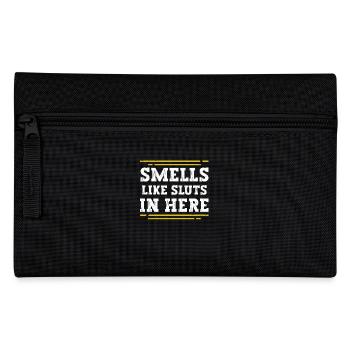 Sent comme ici Dictons humoristiques pour - Trousse - noir - Devant