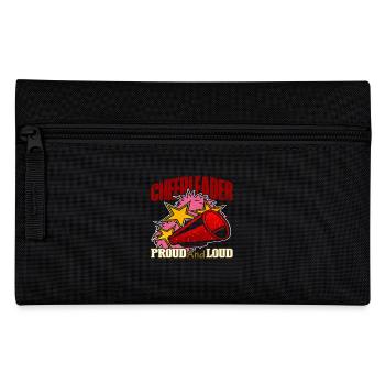 Cheerleader Proud And Loud - Pencil Case - black - Front