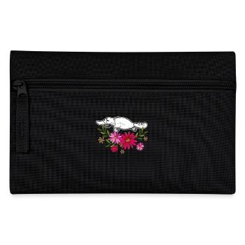 Platypus With Flowers - Pencil Case - black - Front