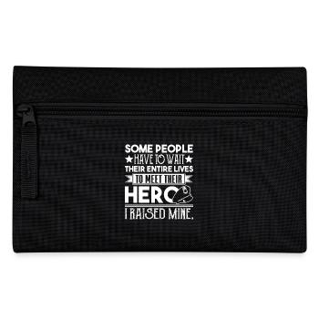 Police Proud Police Parent - Pencil Case - black - Front