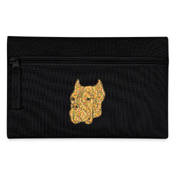 Cane Corso Geometric - Pencil Case - black - Front