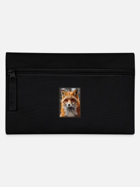 Foxes Fox - Pencil Case - black
