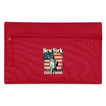 New York State of Mind Statue of Liberty Nyc - Pencil Case - red - Front