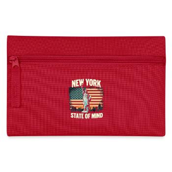New York State of Mind Statue of Liberty Nyc - Pencil Case - red - Front
