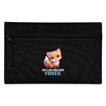 Foxes Fox - Pencil Case - black - Front