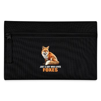 Foxes Fox - Pencil Case - black - Front