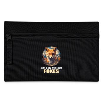 Foxes Fox - Pencil Case - black - Front