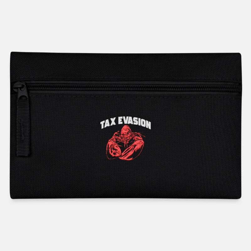 Évasion fiscale Monstre Humour Drôle Satire - Trousse - noir
