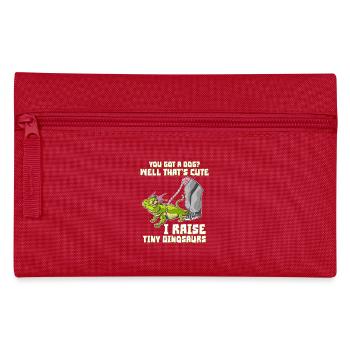 Dinosaur Pet Better Than Dog - Pencil Case - red - Front