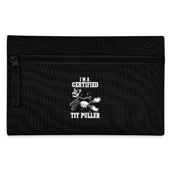 I am a certified udder educator Lustige - Pencil Case - black - Front
