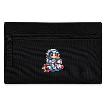 Astronaut Birthday - Pencil Case - black - Front