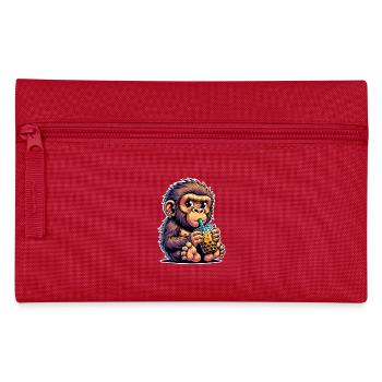 Neanderthal Bubble Tea - Pencil Case - red - Front