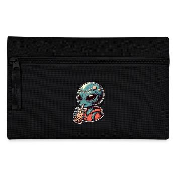 Alien Bubble Tea - Pencil Case - black - Front