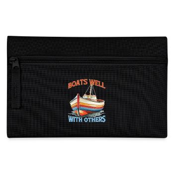 Boats Well With Others 2 - Federtasche - Schwarz - Vorne