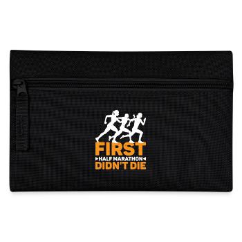 First Half Marathon Didn't Die 7 - Federtasche - Schwarz - Vorne