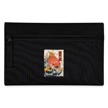 Poisson koï japonais - Trousse - noir - Devant