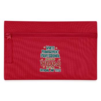 Assistant professionnel de la gestion des déchets - Trousse - rouge - Devant