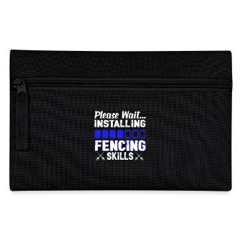 Installing Fencing Skills - Pencil Case - black - Front