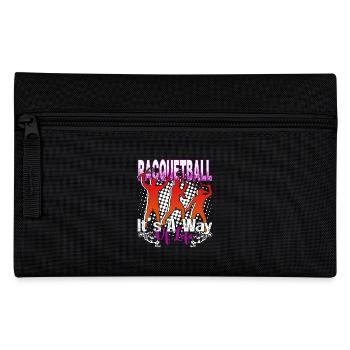 Racquetball It's A Way Of Life - Pencil Case - black - Front
