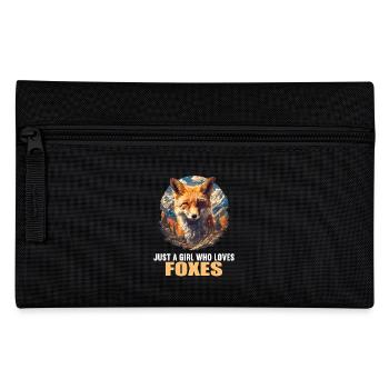Foxes Fox - Pencil Case - black - Front