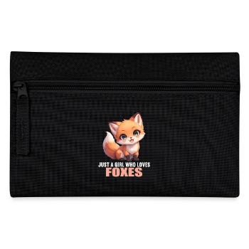 Foxes Fox - Pencil Case - black - Front