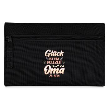 Rentnerin GLÜCK IST EINE VOLLZEIT OMA ZU SEIN - Federtasche - Schwarz - Vorne
