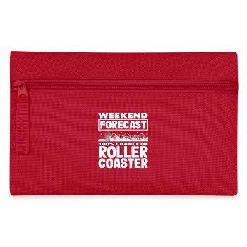 Prédiction du week-end de montagnes russes - Trousse - rouge - Devant