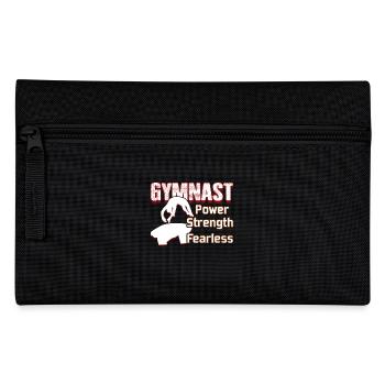 Gymnast Power Strength Fearless - Pencil Case - black - Front