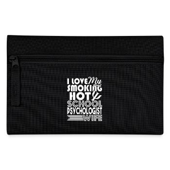 Love My School Psychologist Wife - Pencil Case - black - Front