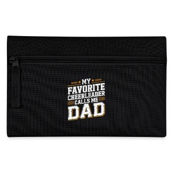 My Favorite Cheerleader Calls Me Dad Cheer Dad - Pencil Case - black - Front