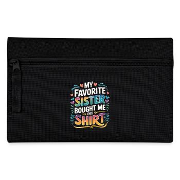 Ma sœur préférée m’a acheté des cadeaux de frère - Trousse - noir - Devant