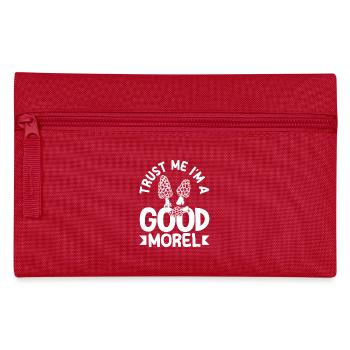 Vertrau Mir Ich Bin Ein Guter Pilzsammler - Federtasche - Rot - Vorne