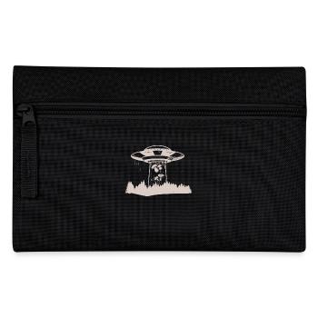 UFO Mushroom Picker Alien Fun - Pencil Case - black - Front