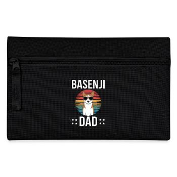 Basenji Spruch Papa Hund Lustiges Basenji Geschenk - Federtasche - Schwarz - Vorne