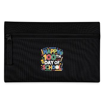 Happy 100th Day of School Colorful Classroom - Federtasche - Schwarz - Vorne